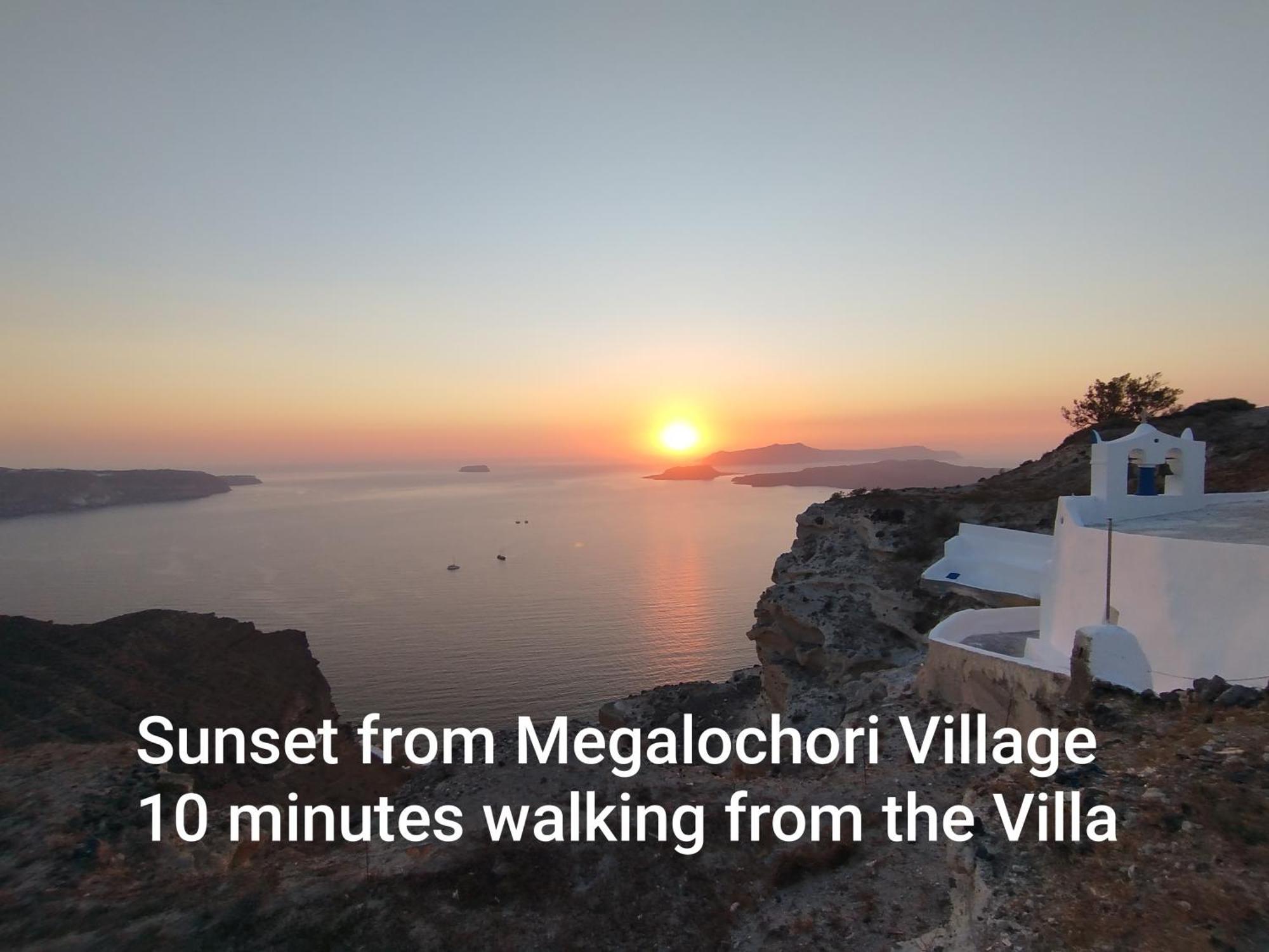 Aidos Villa Santorini Megalochori  Esterno foto